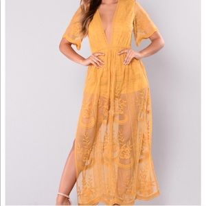 Set our Love on Fire Maxi Dress